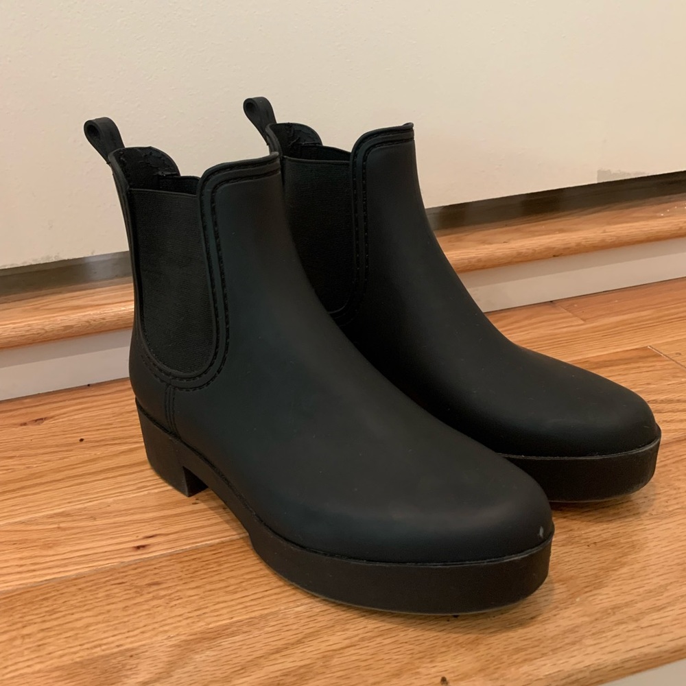 Jeffrey Campbell Black Chelsea Boots